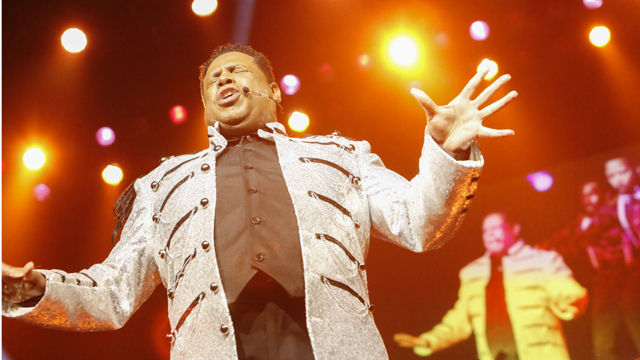 Nate Jacobs performs onstage during 20th anniversary of WBTT. Credit: Sorcha Augustine.